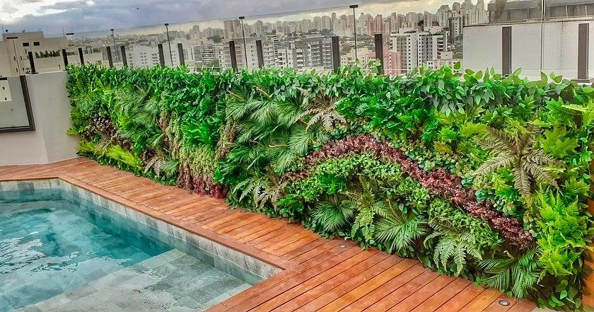 Área de Piscina - Jardim Permanente